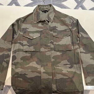 Topshop PETITE Camouflage Varsity Jacket